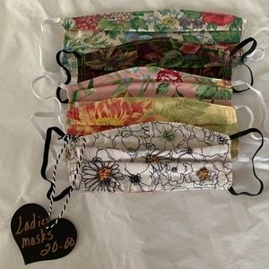Hand Made Floral Face Masks (5)